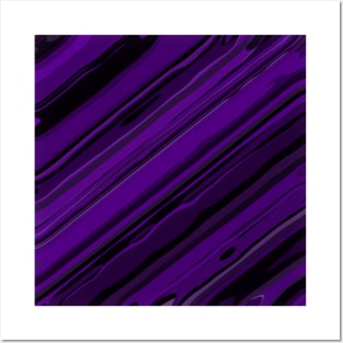 Purple abstract Posters and Art